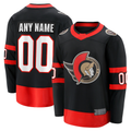 Johmsee Custom O.Senators Black Home Breakaway Jerseys