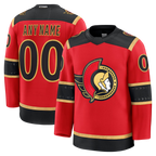 Johmsee Custom O.Senators Red Alternate Premium Jerseys