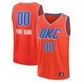 Johmsee Custom OC.Thunder Orange Swingman Stitched Jerseys - Icon Edition