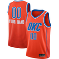 Johmsee Custom OC.Thunder Orange Swingman Stitched Jerseys- Statement Edition