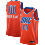 Johmsee Custom OC.Thunder Orange Swingman Stitched Jerseys- Statement Edition