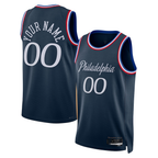 Johmsee Custom P.76ers Navy 202526 City Edition Swingman Jerseys