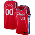 Johmsee Custom P.76ers Red Swingman Jerseys - Statement Edition