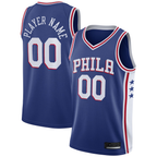 Johmsee Custom P.76ers Royal 2020-21 Swingman Jerseys - Icon Edition