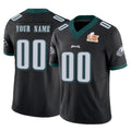 Johmsee Custom P.Eagles Black Limited Vapor F.U.S.E. Super Bowl LIX Home Game Any Name & Numbers Stitched Jerseys
