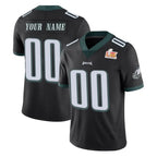 Johmsee Custom P.Eagles Black Limited Vapor Untouchable Super Bowl LIX Home Game Any Name & Numbers Stitched Jerseys