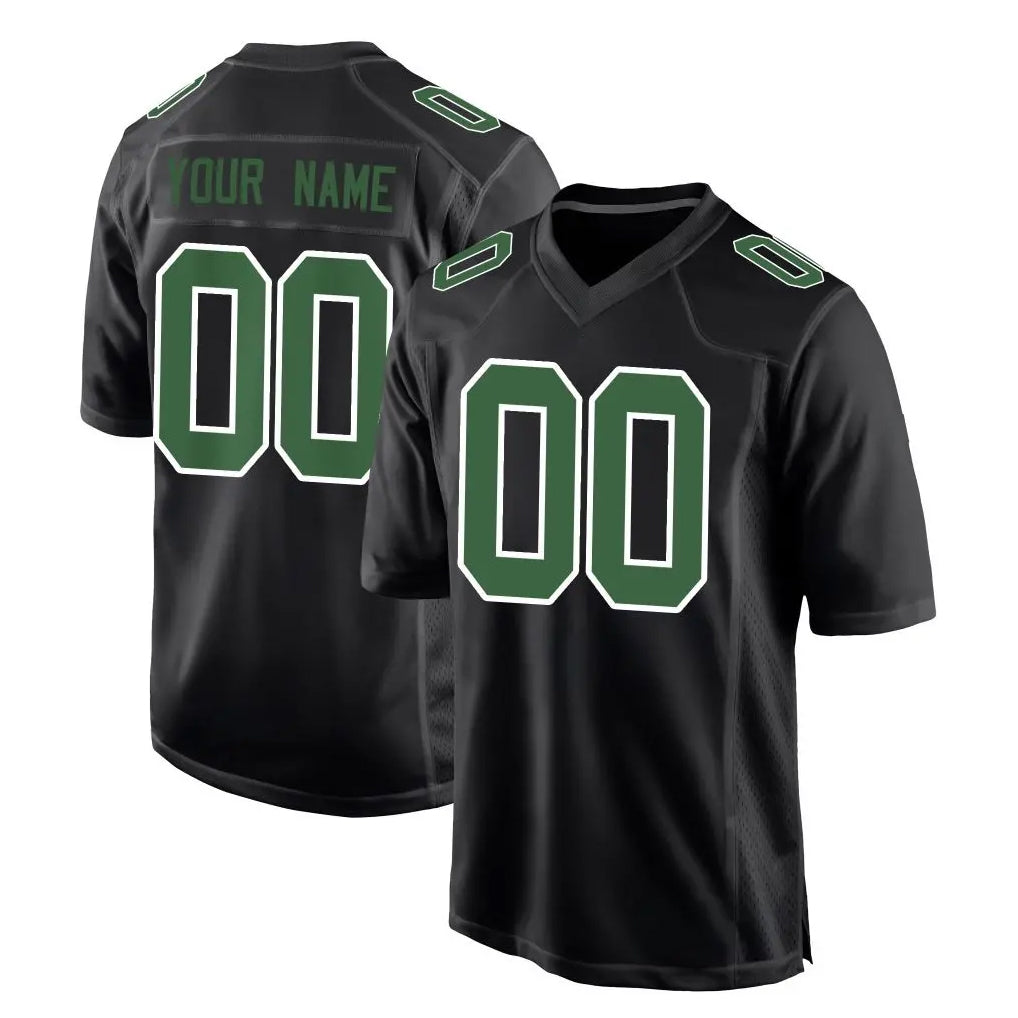 Johmsee Custom P.Eagles Carbon Green Fashion Home Game Any Name & Numbers Stitched Jerseys