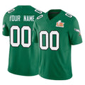 Johmsee Custom P.Eagles Green Kelly Alternate Vapor F.U.S.E. Super Bowl LIX Home Game Any Name & Numbers Stitched Jerseys