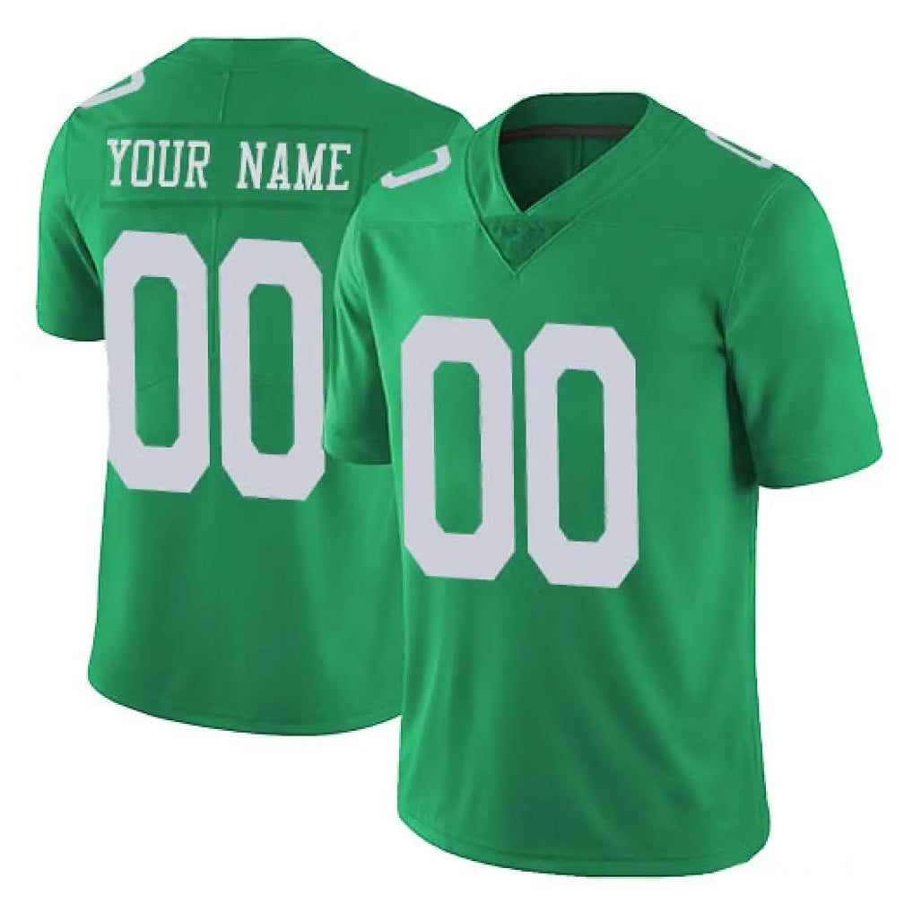Johmsee Custom P.Eagles Green Limited Vapor Untouchable Home Game Any Name & Numbers Stitched Jerseys