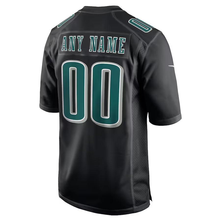 Johmsee Custom P.Eagles Midnight Black Fashion Game Stitched Jerseys