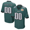 Johmsee Custom P.Eagles Team Color Green Super Bowl LIX Home Game Any Name & Numbers Stitched Jerseys