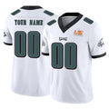 Johmsee Custom P.Eagles White Limited Vapor F.U.S.E. Super Bowl LIX Home Game Any Name & Numbers Stitched Jerseys