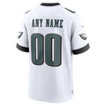 Johmsee Custom P.Eagles White Stitched Home Game Stitched Jerseys