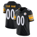 Johmsee Custom P.Steelers Black Limited Vapor Untouchable Home Game Any Name & Numbers Stitched Jerseys