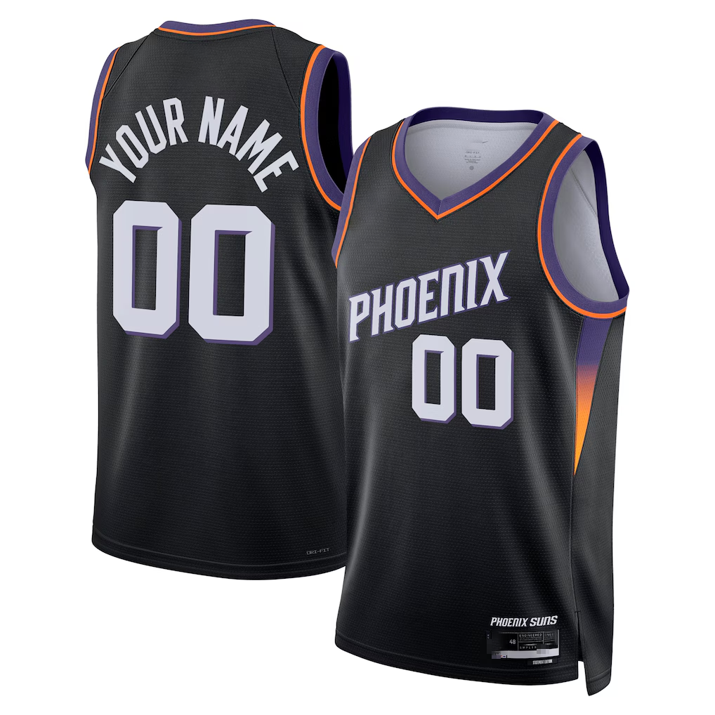 Johmsee Custom P.Sunss Black Swingman Jerseys - Statement Edition