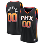 Johmsee Custom P.Sunss Fanatics Black Fast Break Replica Jerseys - Statement Edition