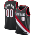Johmsee Custom PT.Blazers Black 2020-2021 Swingman Jerseys - Icon Edition