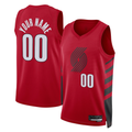 Johmsee Custom PT.Blazers Red 2022-2023 Swingman Jerseys - Statement Edition