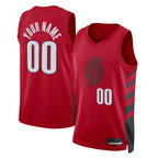 Johmsee Custom PT.Blazers Red 2022-2023 Swingman Jerseys - Statement Edition