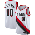 Johmsee Custom PT.Blazers White 2020-2021 Swingman Jerseys - Association Edition