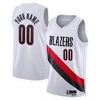 Johmsee Custom PT.Blazers White Swingman Jerseys - Association Edition