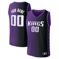 Johmsee Custom S.Kings Fanatics Purple Fast Break Replica Jerseys - Statement Edition