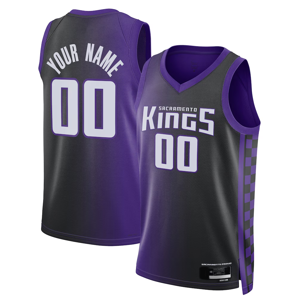 Johmsee Custom S.Kings Purple Swingman Jerseys - Statement Edition