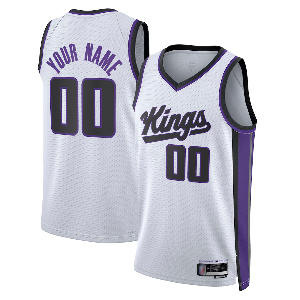 Johmsee Custom S.Kings White Swingman Jerseys - Association Edition