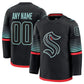 Custom S.Kraken Active Player Black Alternate Stitched American Hockey Jerseys