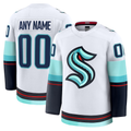 Johmsee Custom S.Kraken White Away Premium Jerseys