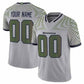 Custom S.Seahawks Active Player Gray 2025 F.U.S.E. “Rivalries” Vapor Untouchable Limited Stitched Football Jersey
