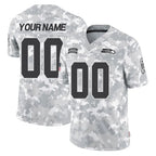 Johmsee Custom S.Seahawks Arctic Camo Limited Salute To Service Home Game Any Name & Numbers Stitched Jerseys