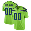 Johmsee Custom S.Seahawks Green Limited Color Rush Home Game Any Name & Numbers Stitched Jerseys