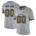 Johmsee Custom S.Seahawks Grey Limited 2025 Rivalries Collection Home Game Any Name & Numbers Stitched Jerseys
