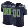 Johmsee Custom S.Seahawks Navy Limited Vapor F.U.S.E. Home Game Any Name & Numbers Stitched Jerseys