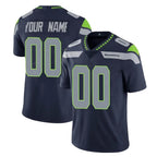 Johmsee Custom S.Seahawks Navy Limited Vapor Untouchable Home Game Any Name & Numbers Stitched Jerseys