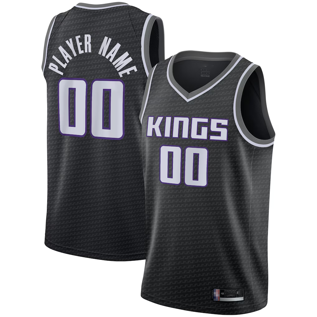 Johmsee Custom S.kings Black Swingman Jerseys - Statement Edition