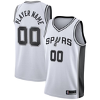 Johmsee Custom SA.Spurs White 2020-2021 Swingman Jerseys - Association Edition