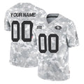 Johmsee Custom SF.49ers Arctic Camo Limited Salute To Service Home Game Any Name & Numbers Stitched Jerseys