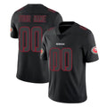 Johmsee Custom SF.49ers Black Impact Limited Home Game Any Name & Numbers Stitched Jerseys