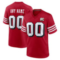 Johmsee Custom SF.49ers Red Limited Alternate 80th Vapor Home Game Any Name & Numbers Stitched Jerseys