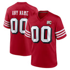 Johmsee Custom SF.49ers Red Limited Alternate 80th Vapor Home Game Any Name & Numbers Stitched Jerseys