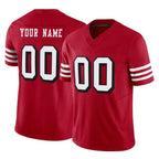 Johmsee Custom SF.49ers Red Limited Alternate Vapor F.U.S.E. Home Game Any Name & Numbers Stitched Jerseys