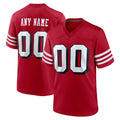 Johmsee Custom SF.49ers Red Limited Alternate Vapor Home Game Any Name & Numbers Stitched Jerseys