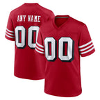 Johmsee Custom SF.49ers Red Limited Alternate Vapor Home Game Any Name & Numbers Stitched Jerseys