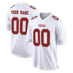 Johmsee Custom SF.49ers White Fashion Home Game Any Name & Numbers Stitched Jerseys