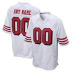 Johmsee Custom SF.49ers White Limited Home Game Any Name & Numbers Stitched Jerseys