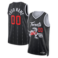 Johmsee Custom T.Raptors Black 2025-26 City Edition Swingman Jerseys
