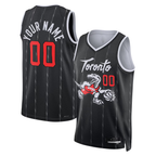 Johmsee Custom T.Raptors Black 2025-26 City Edition Swingman Jerseys