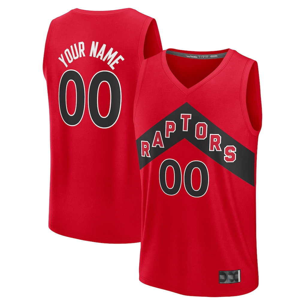 Johmsee Custom T.Raptors Red Fast Break Jerseys - Icon Edition
